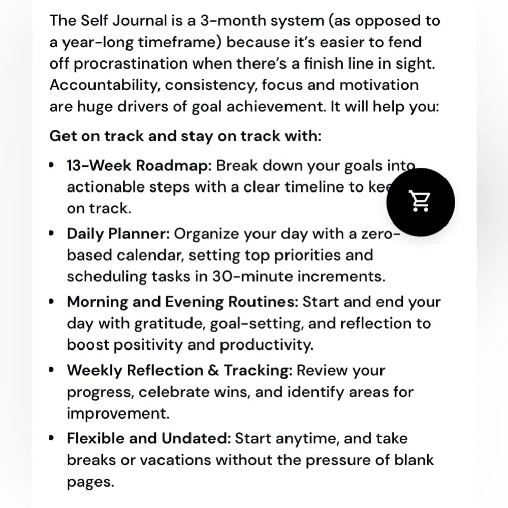 •BEST SELF• hardcover self journal